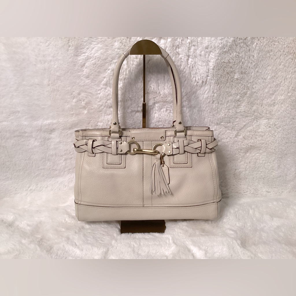 Coach Cream Shoulder Bag